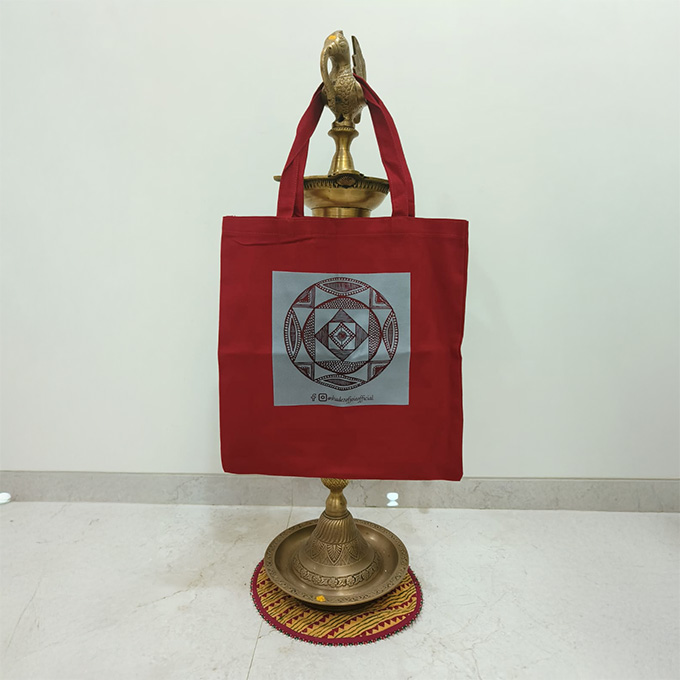 Colored Canvas Tote Bag - Image 2