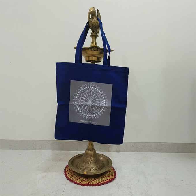 Colored Canvas Tote Bag - Image 3