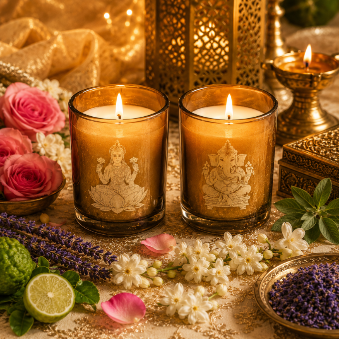 Divine Beginnings Candle - (180 X 2)
