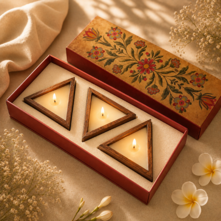 Triangle Tales Candle Set